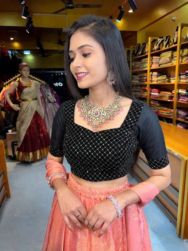 Diva Peach Lehenga